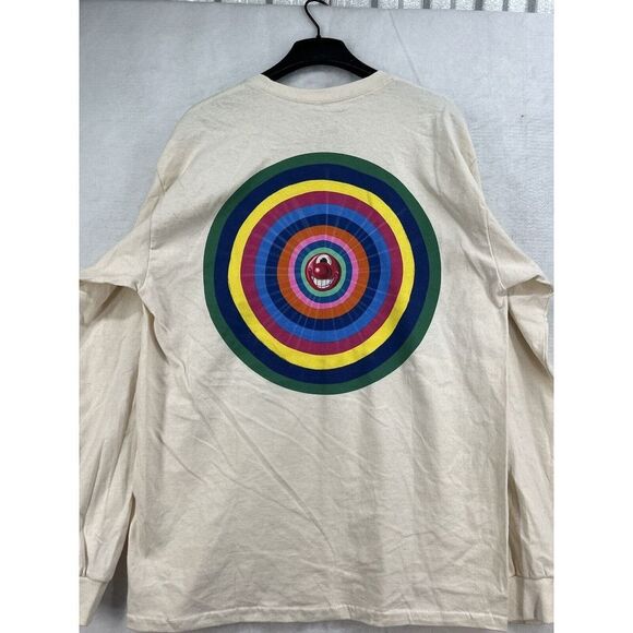 New Urban Outfitters Kenny Scharf Spirals Long Sleeve Tee Shirt - Picture 3 of 9